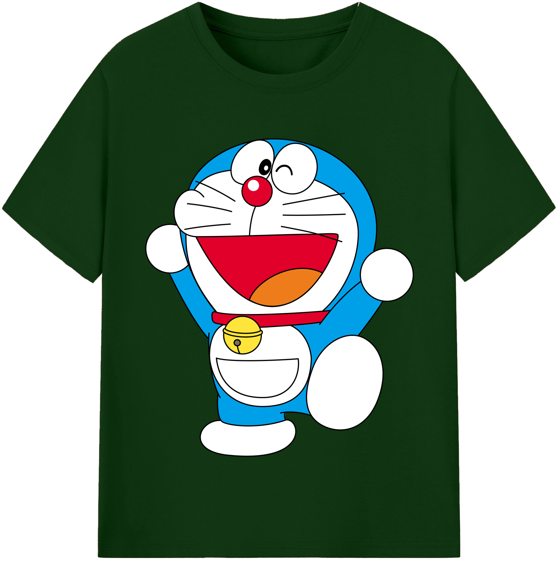 （画像用） ドラえもん Doraemon 綿100％半袖Tシャツ（フロントプリント）